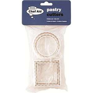 Chef Aid Set Of 6 Pastry Cutters 