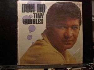 DON HO Tiny Bubbles LP cover EX  