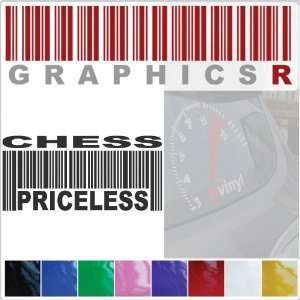  Graphic   Barcode UPC Priceless Chess Player Board Club A673   Silver