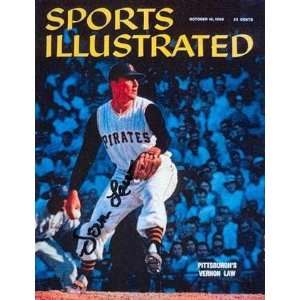 Vern Law autographed Sports Illustrated Magazine (Pittsburgh Pirates 