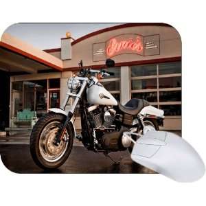  Rikki Knight® Harley Davidson Motorcycle Design Mouse Pad 