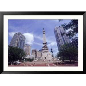  Soldiers and Sailors Monument, Indianapolis, IN Framed 