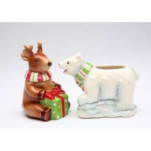  I Believe: Reindeer & Polar Bear Sugar and Creamer 