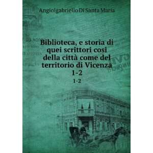  del territorio di Vicenza. 1 2: Angiolgabriello Di Santa Maria: Books