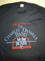 Vintage Concert T Shirt CHARLIE DANIELS 86 NEVER WORN  