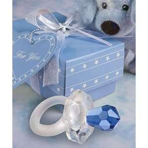 Baby Shower Favors : Choice Crystal blue pacifier favors (120 And Up 