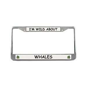  Whale License Plate Frame
