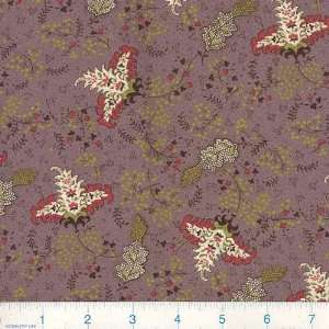  45 Wide Romantic Legacy Ditzy Floral Plum Fabric By The 