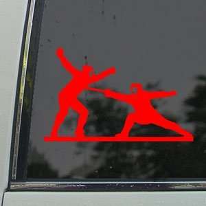   Armory Red Decal Truck Window Red Sticker: Arts, Crafts & Sewing