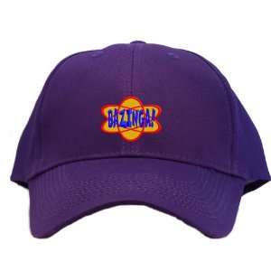  Bazinga Embroidered Baseball Cap   Purple: Everything Else