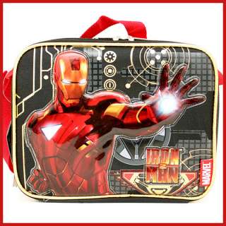 Marvel Iron Man School Lunch Bag   Insulated Snack Box  