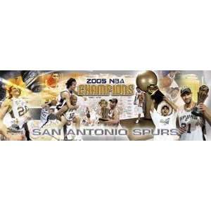  San Antonio Spurs Panoramic   Framed