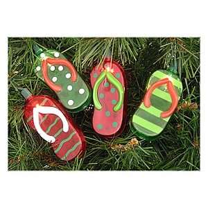   10 Holiday FLIP FLOP Party Lights Christmas tree Decor: Home & Kitchen