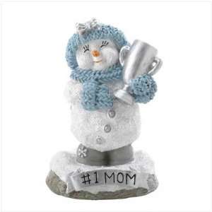  Snowbuddies Number 1 Mom Christmas Holiday Figurine