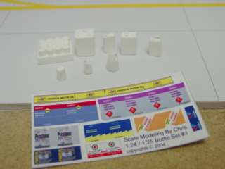 SMBC 124 125 SCALE RESIN DIORAMA BOTTLE SET 1 DECALS  