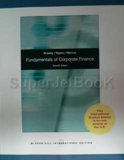 Fundamentals of Corporate Finance by Richard Brealey; Stewart Myers 