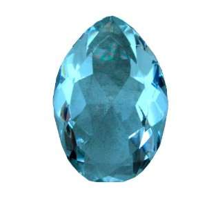  PEAR CUT 3.5 DIAMOND SKY BLUE PAPERWIEGHT