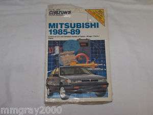 Chilton Mitsubishi 1985   1989 Repair Manual  