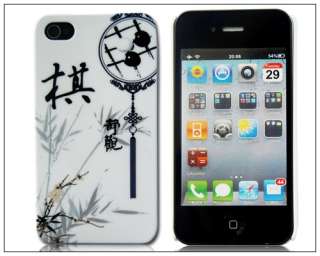 Chinese Art Back Hard Case Cover For iPhone 4 4G 9  