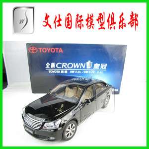 18 China New Toyota CROWN 2010 (Black) Diecast Mint in box  