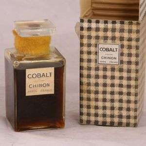 Cobalt Chinon 2 oz perfume extract mini rare bottle  