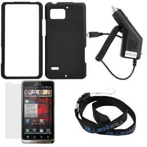  Snap On Case + Clear LCD Screen Protector + Car Charger + Neck 