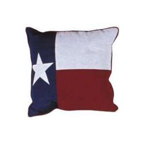  Texas State Flag Theme Decorative Throw Pillow 17 x 17 