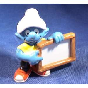  The Smurfs Smurf with Message Board Pvc Figure: Toys 