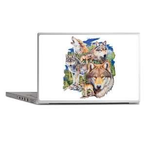    Laptop Notebook 8 10 Skin Cover Wolf Collage 