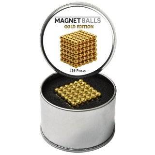 Magnet Balls Gold Edition  The Original 216 Pc Magnetic Rare Earth 