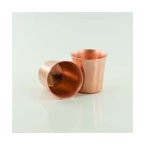   Small Solid Copper Moscow Mule Shot Glasses, New 