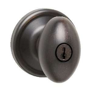 Kwikset 740L 11PS Laurel / Smart Key Keyed Knob Exterior Door Hardware 