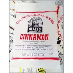 Claeys, Old Fashioned Hard Candy Cinnamon, 6 Ounce Bag:  