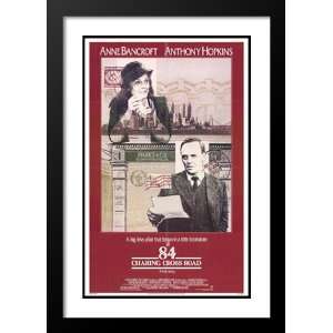 84 Charing Cross Road 20x26 Framed and Double Matted Movie Poster   A 