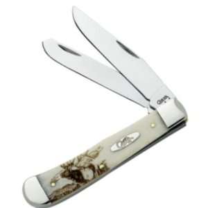  Case Knives 8695 Elk Image XX Trapper Pocket Knife Sports 