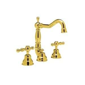   Lavatory Faucet W/ Classic Metal Lever Handles AC109LM IB 2 Inca Brass