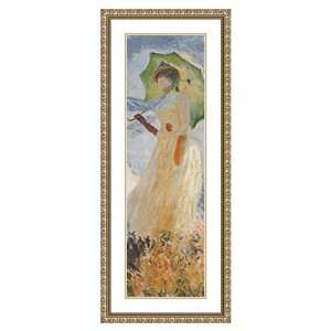  Monet Framed Art Woman with Sunshade (dtl) Wall Decor 