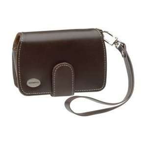  New Premium Slim Leather Case (Dark Brown)   OLYCASEBR 