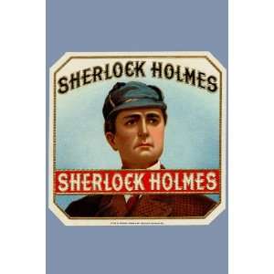 Sherlock Holmes Cigar Label 24x36 Giclee 