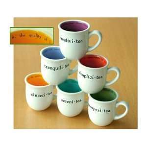 Tea Talk Mugs   Simplici Tea (Coral) 