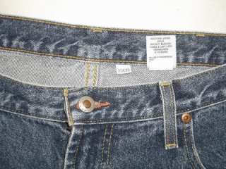 CINCH 35 Western Wear Blue Cotton Denim Jeans Sz 35/36 TALL   EUC 