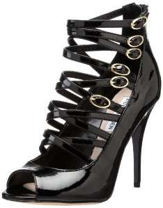 Womens Shoes NIB Steve Madden RAIGE Stiletto Pumps Black Patent 