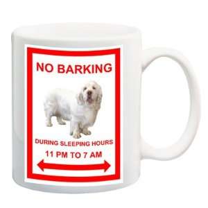 Clumber Spaniel No Barking Coffee Tea Mug 15 oz