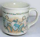 Otagiri Doll Heart Coffee Cup Armstrong Mug Creme Glaze