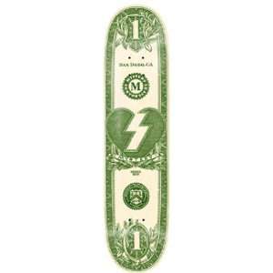  Mystery Dollar Skateboard Deck   7.875 x 31.75 Sports 