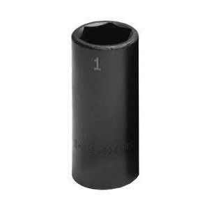  Impact Socket,deep,1/2 Dr,6 Pt,1 1/4 In   SK PROFESSIONAL 