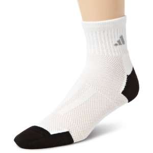 adidas Mens Climacool II 2 Pack QTR Sock, Medium (Shoe Size 6 12 