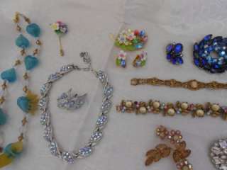   End Vintage Jewelry Lot Weiss,Juliana,Haskell,Coro,Goldette,ART,More