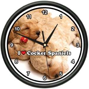  COCKER SPANIEL Wall Clock dog puppy puppies breeder
