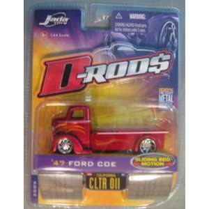  D Rods 47 Ford Coe Truck RED: Toys & Games